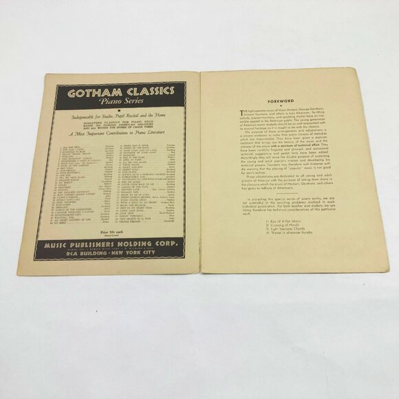 Vintage Music Sheets Tea For Two Piano 1940 HARMS Inc. - Picture 3 of 6